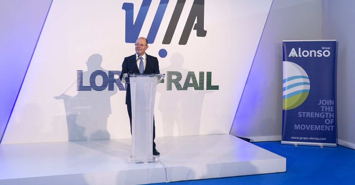 Speech by the President and CEO of Grupo Alonso, Jorge Alonso, at the inauguration of the VIIA Barcelona-Bettemburg service