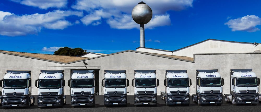 Nuevos camiones de Transportes Alonso Salcedo.
