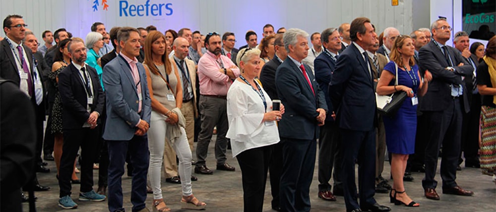 Attendees at the presentation of Grupo Alonso's global logistics plan at the Can Tunis logistics platform.