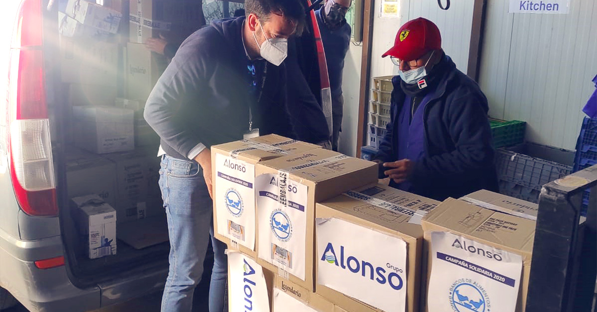 Este año Grupo Alonso colabora con el Banco de Alimentos.