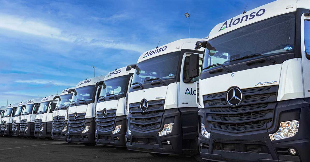 Alonso Group's land fleet is distinguished by its sustainability.