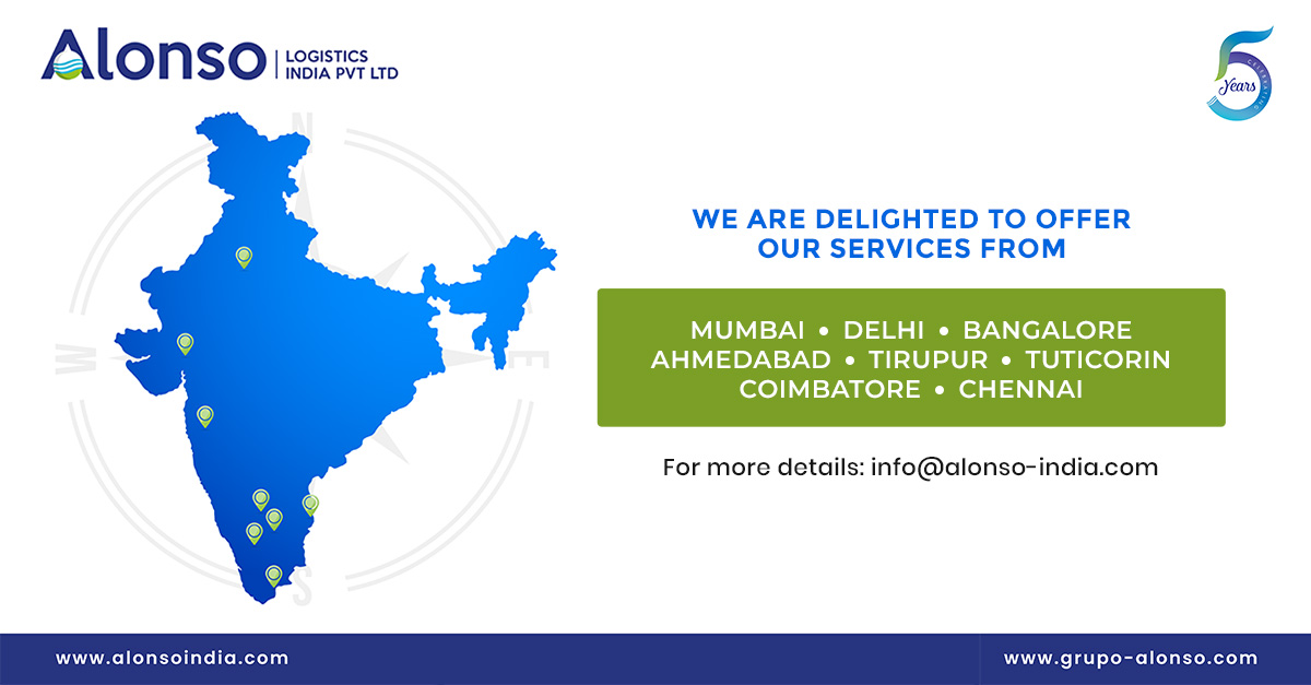Alonso Logistic India presents its service offerings throughout the country 