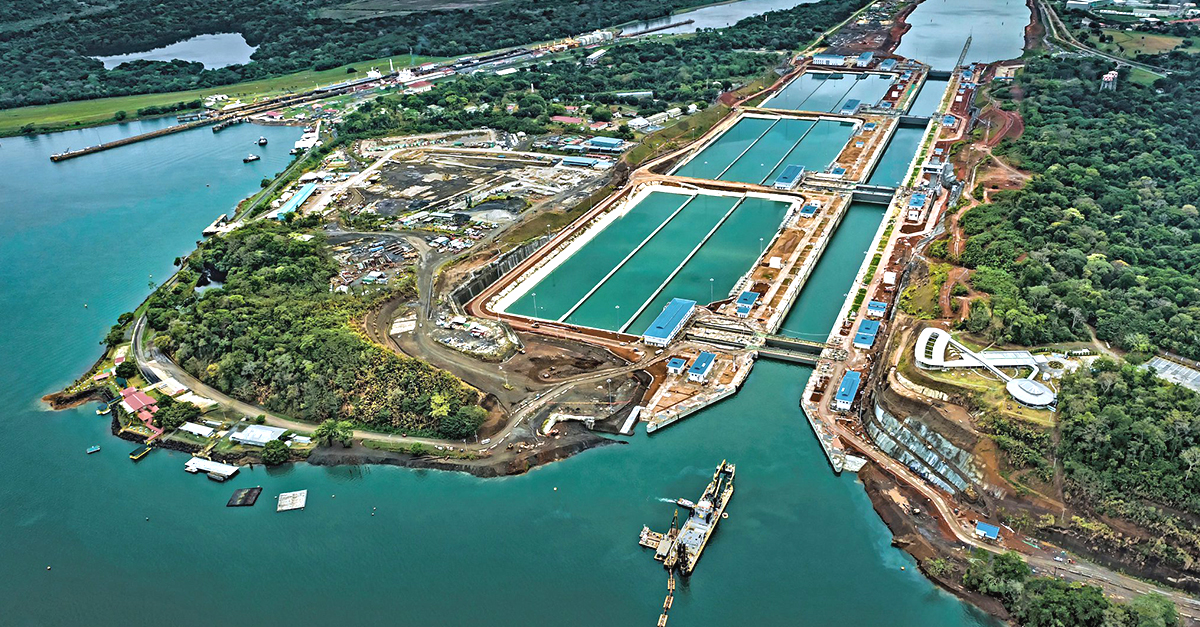 The Panama Canal, a strategic infrastructure on a global scale.