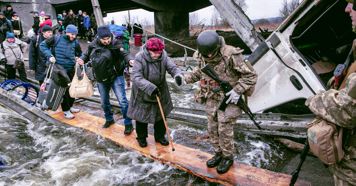 La guerra de Ucrania ha provocado cientos de heridos y desplazados