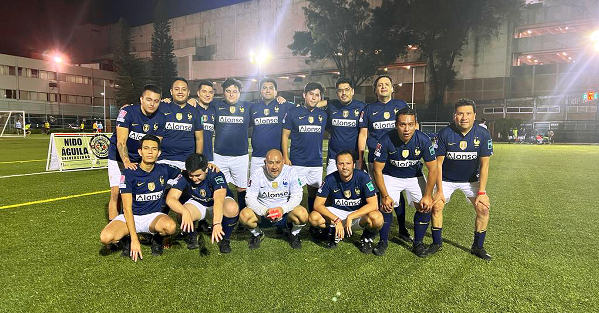 Competición de fútbol entre distintos forwarders del país