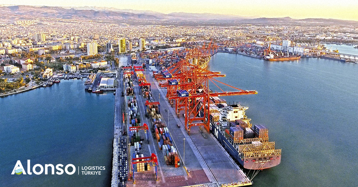 El puerto de Mersin, uno de los más importantes de Turquía