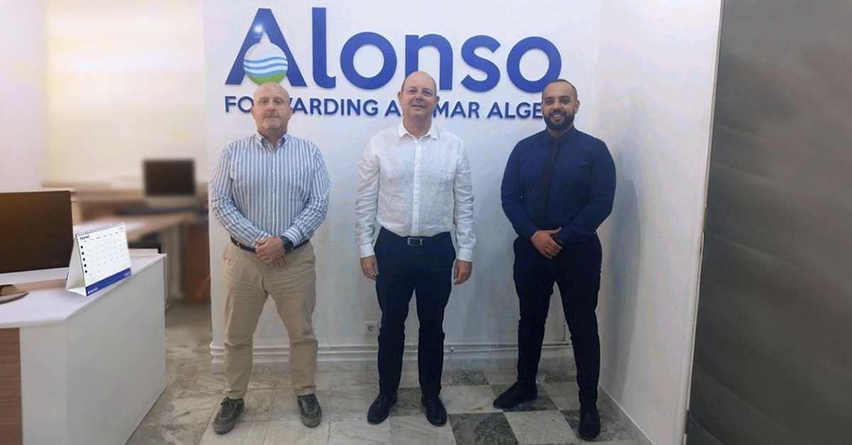 El presidente y CEO de Grupo Alonso, Jorge Alonso, durante su última visita a las oficinas