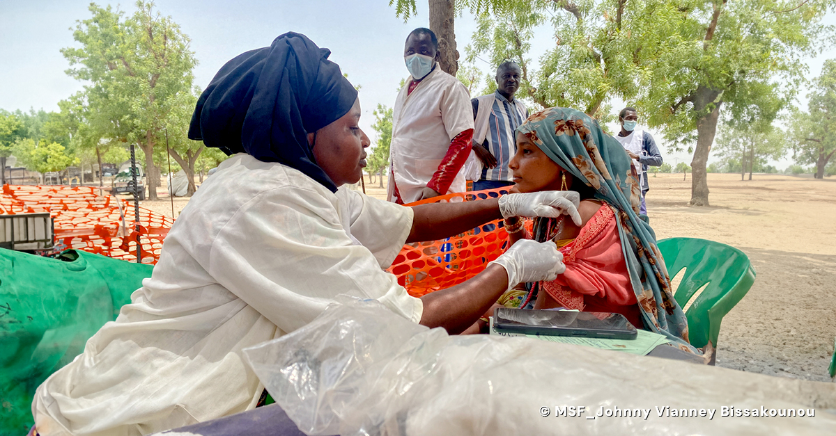 Vacunación en África promovido por Médicos Sin Fronteras (MSF) 