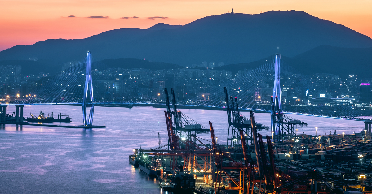Los puertos de Corea son clave para el comercio global y la eficiencia logística