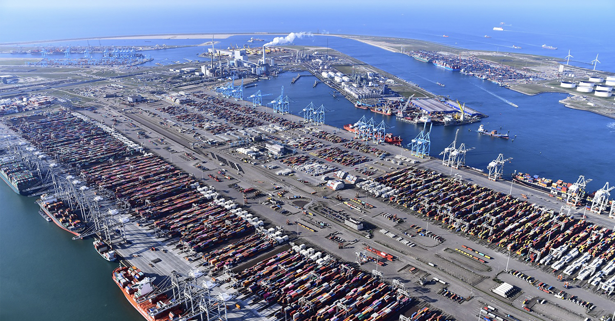 El puerto de Rotterdam, uno de los más importantes del norte de Europa 