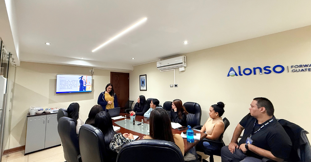 Team meeting at the offices in Guatemala City 